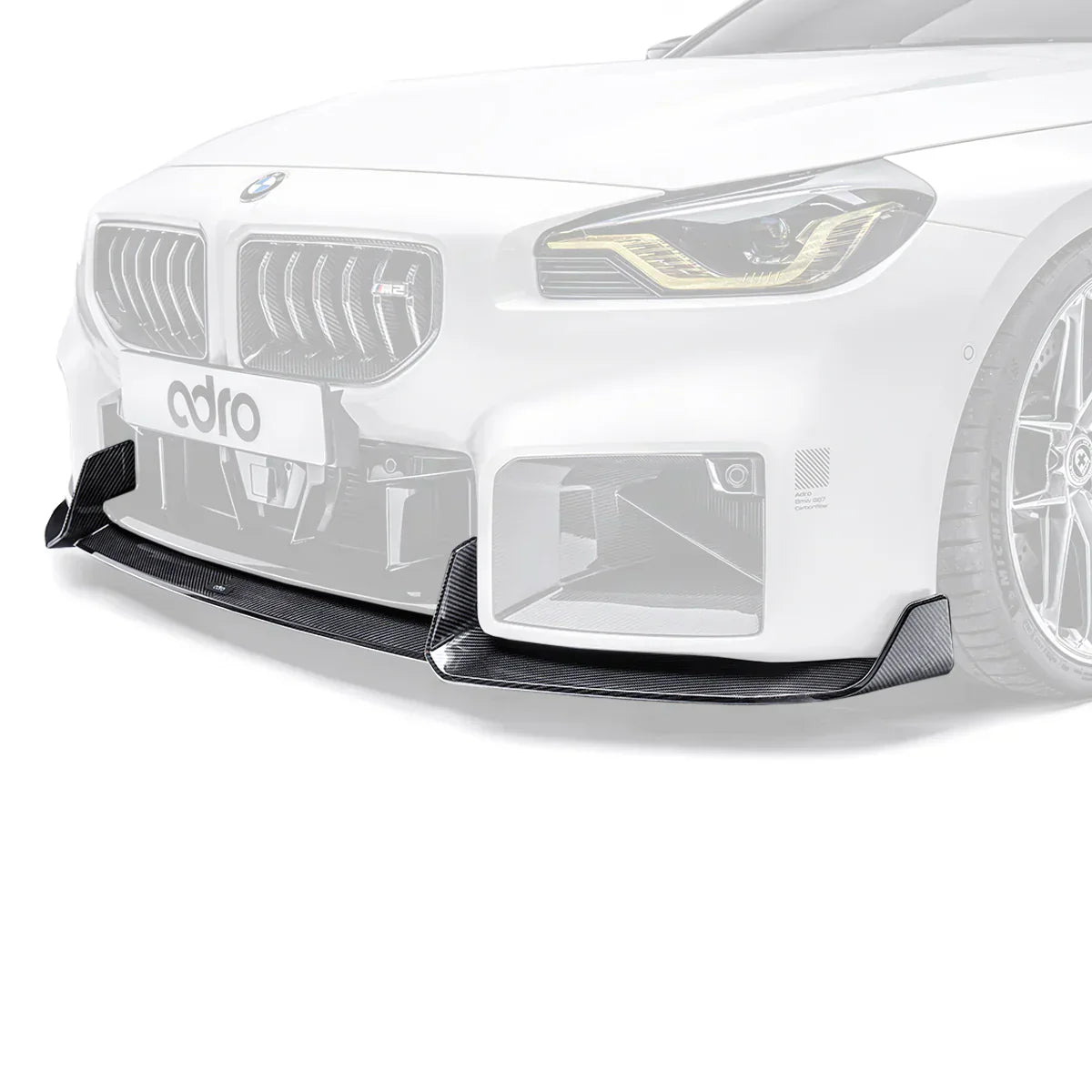 BMW G87 M2 PREPREG FRONT LIP (STOCK BUMPER)