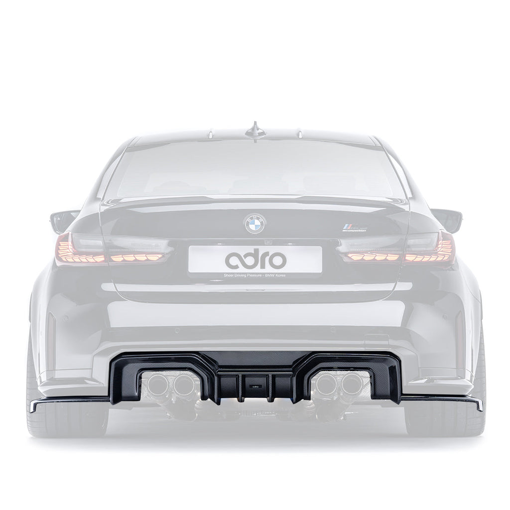 BMW G80 M3 PREPREG REAR DIFFUSER