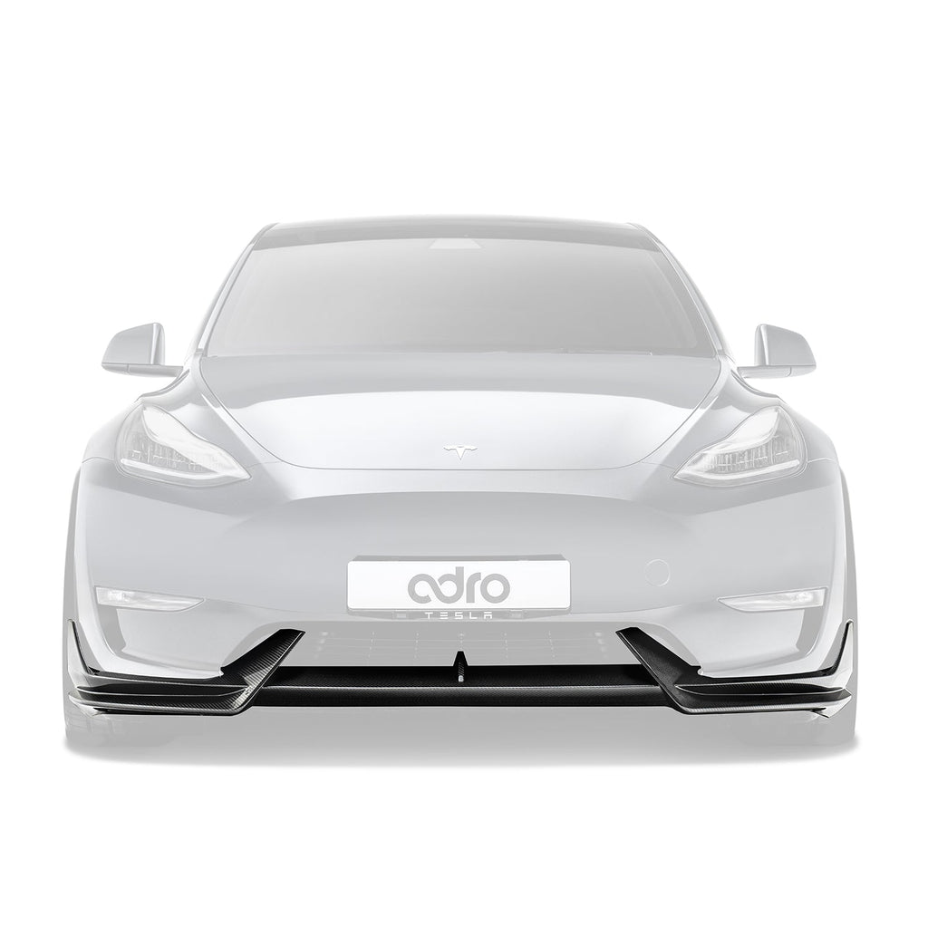 TESLA MODEL Y PREPREG FRONT LIP V1