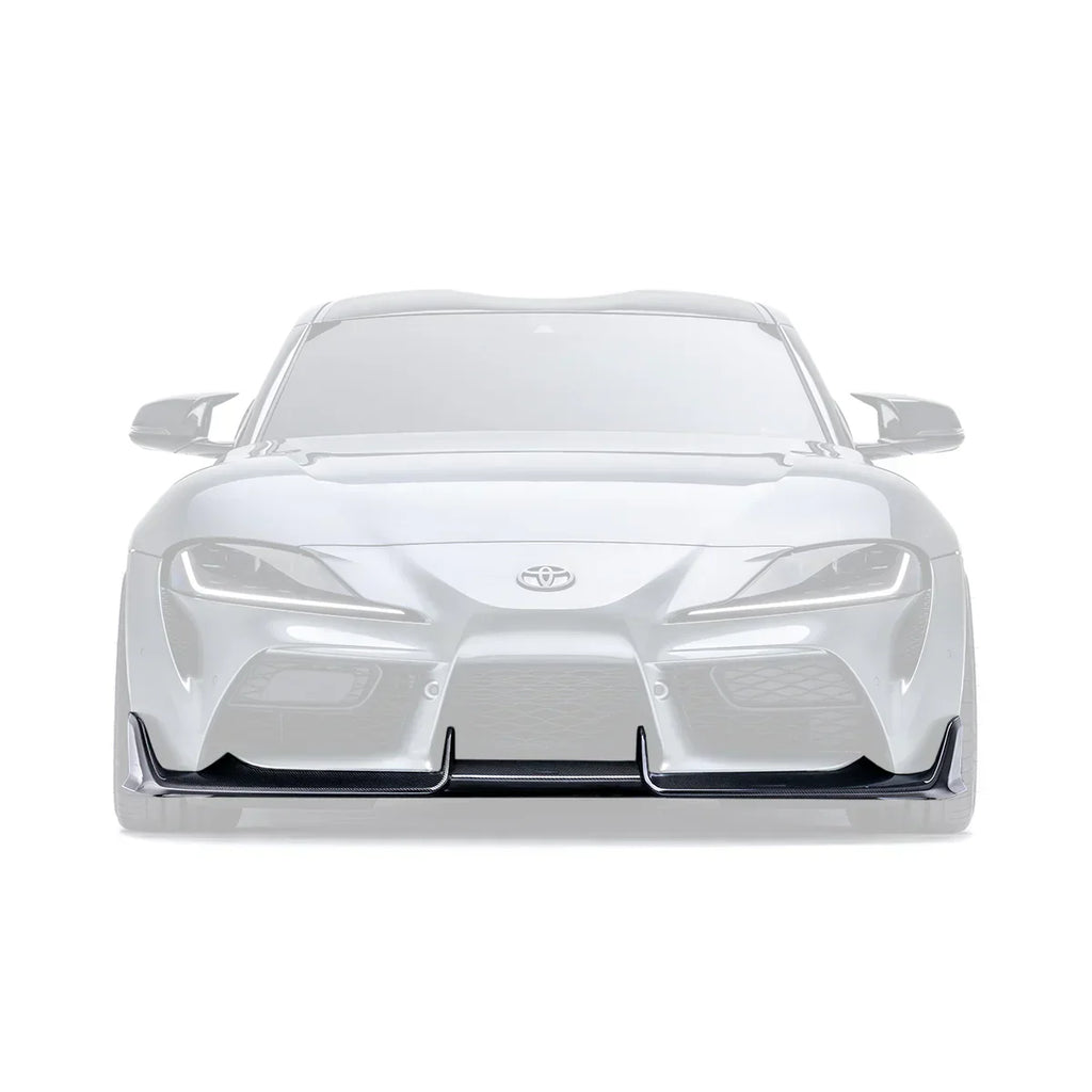 TOYOTA GR SUPRA CARBON FIBER FRONT LIP (STOCK BUMPER)