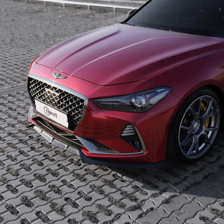 GENESIS G70 CARBON FIBER FRONT LIP V2