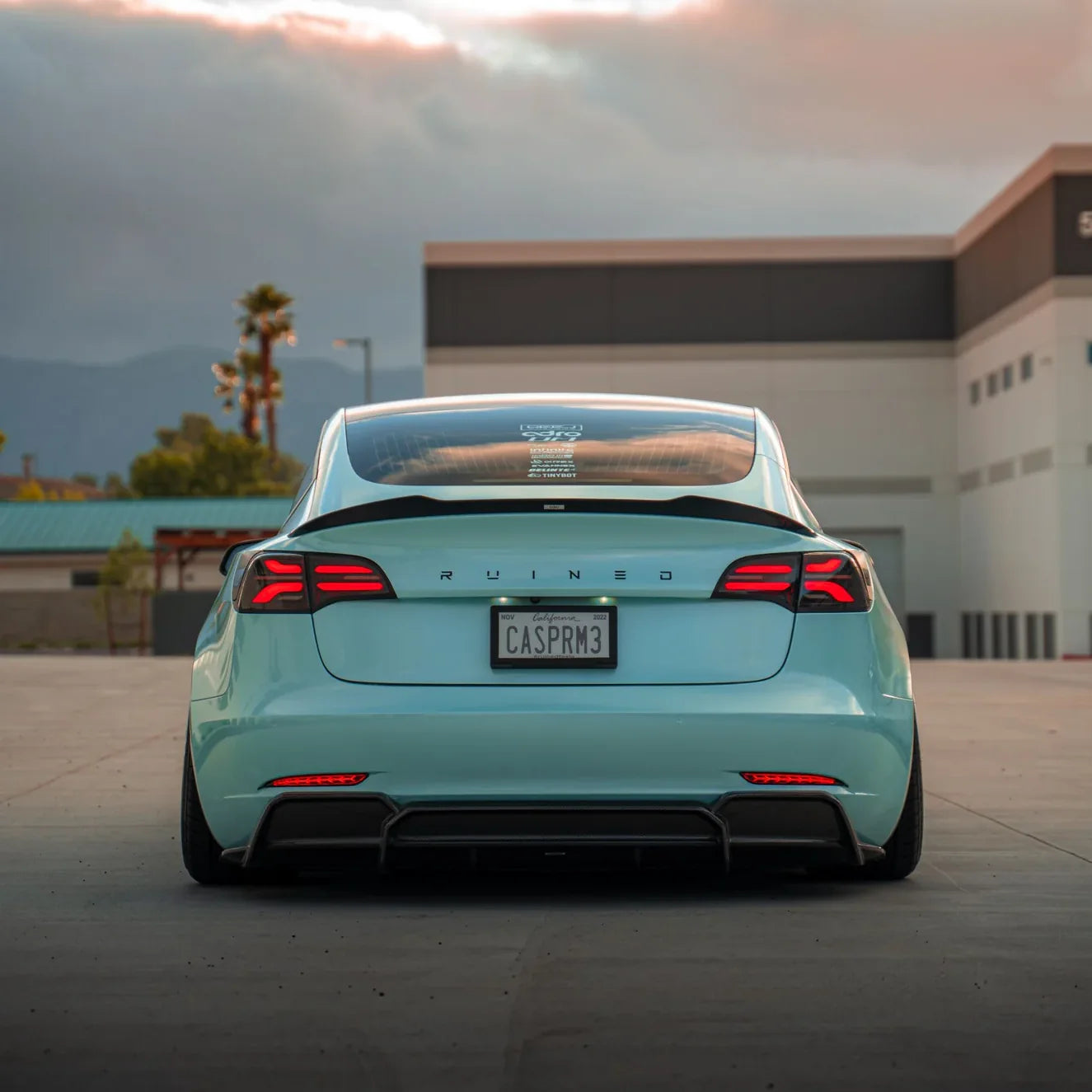 TESLA MODEL 3 CARBON FIBER SPOILER V2