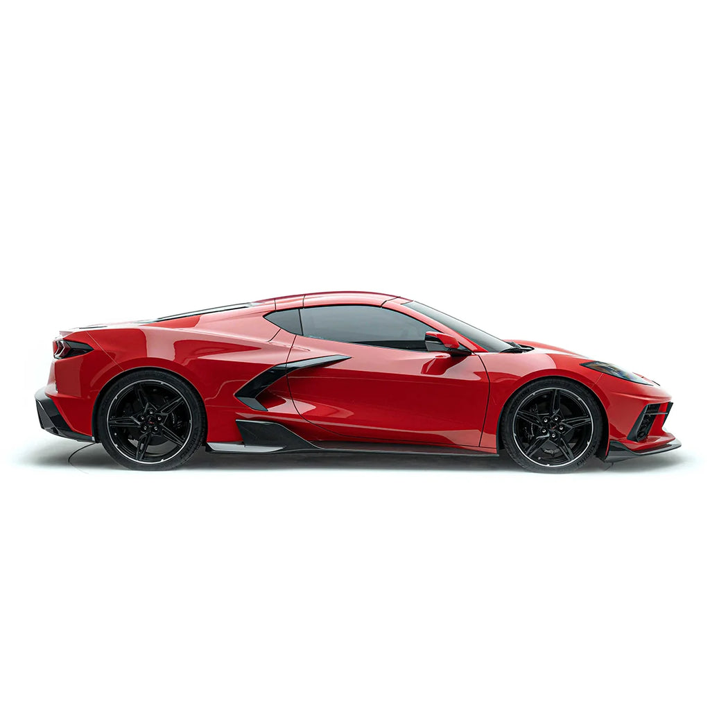 CHEVROLET CORVETTE C8 PREPREG SIDE SKIRTS