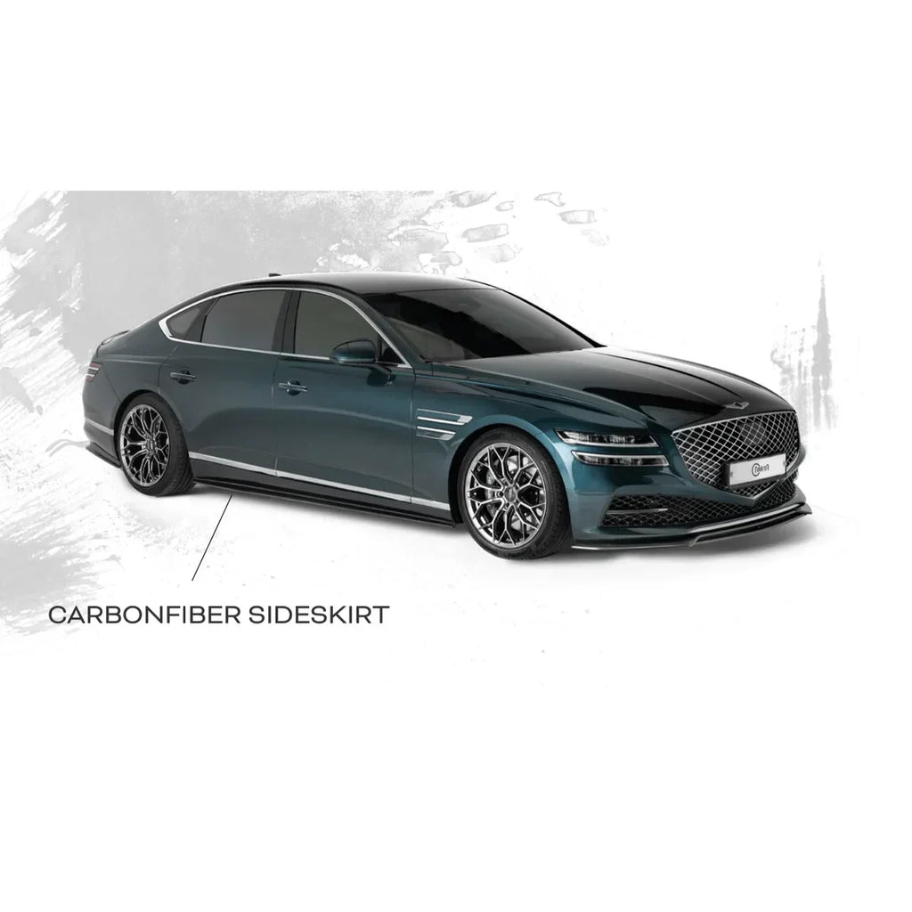 GENESIS G80 (RG3) CARBON FIBER SIDE SKIRTS V2