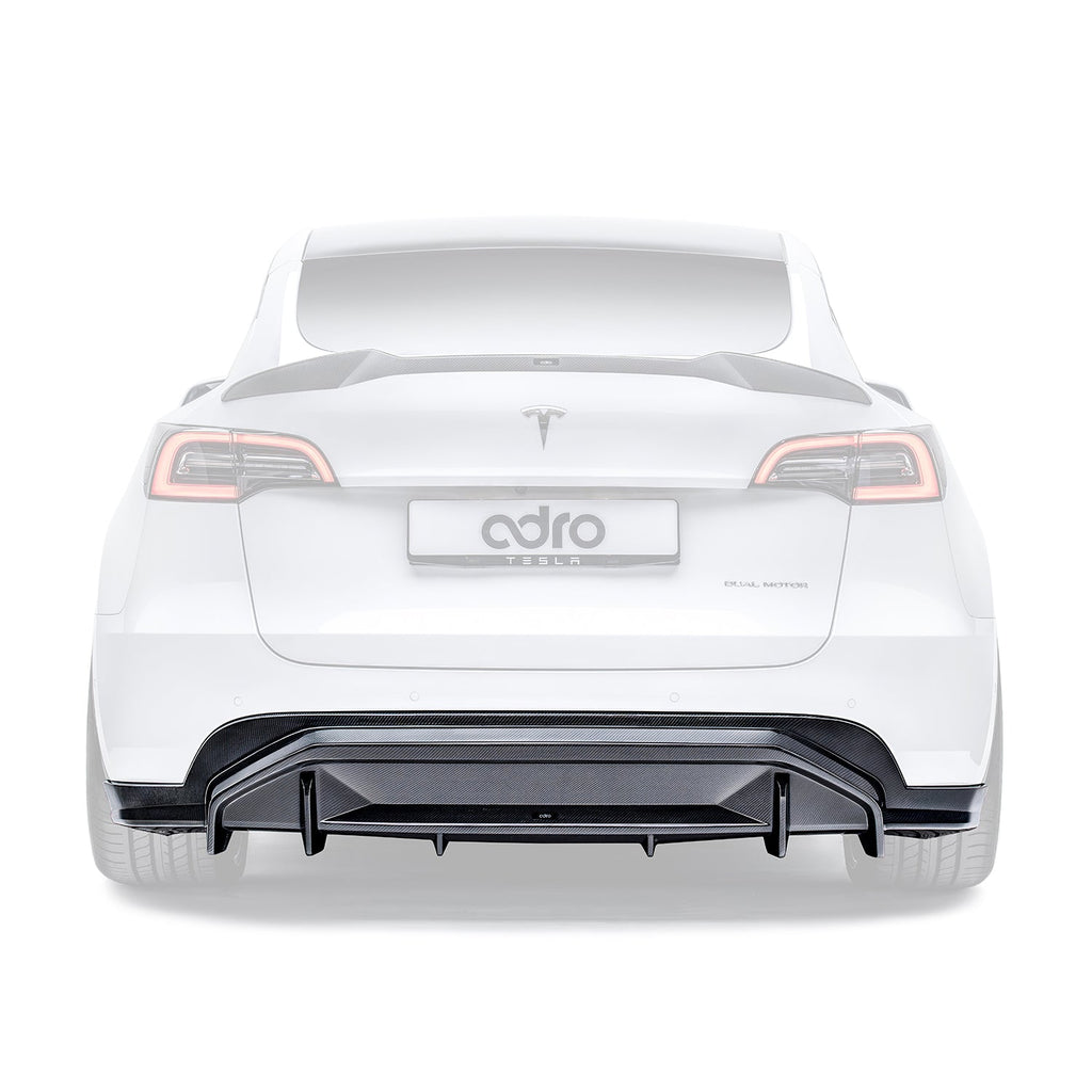 TESLA MODEL Y CARBON FIBER REAR DIFFUSER V2