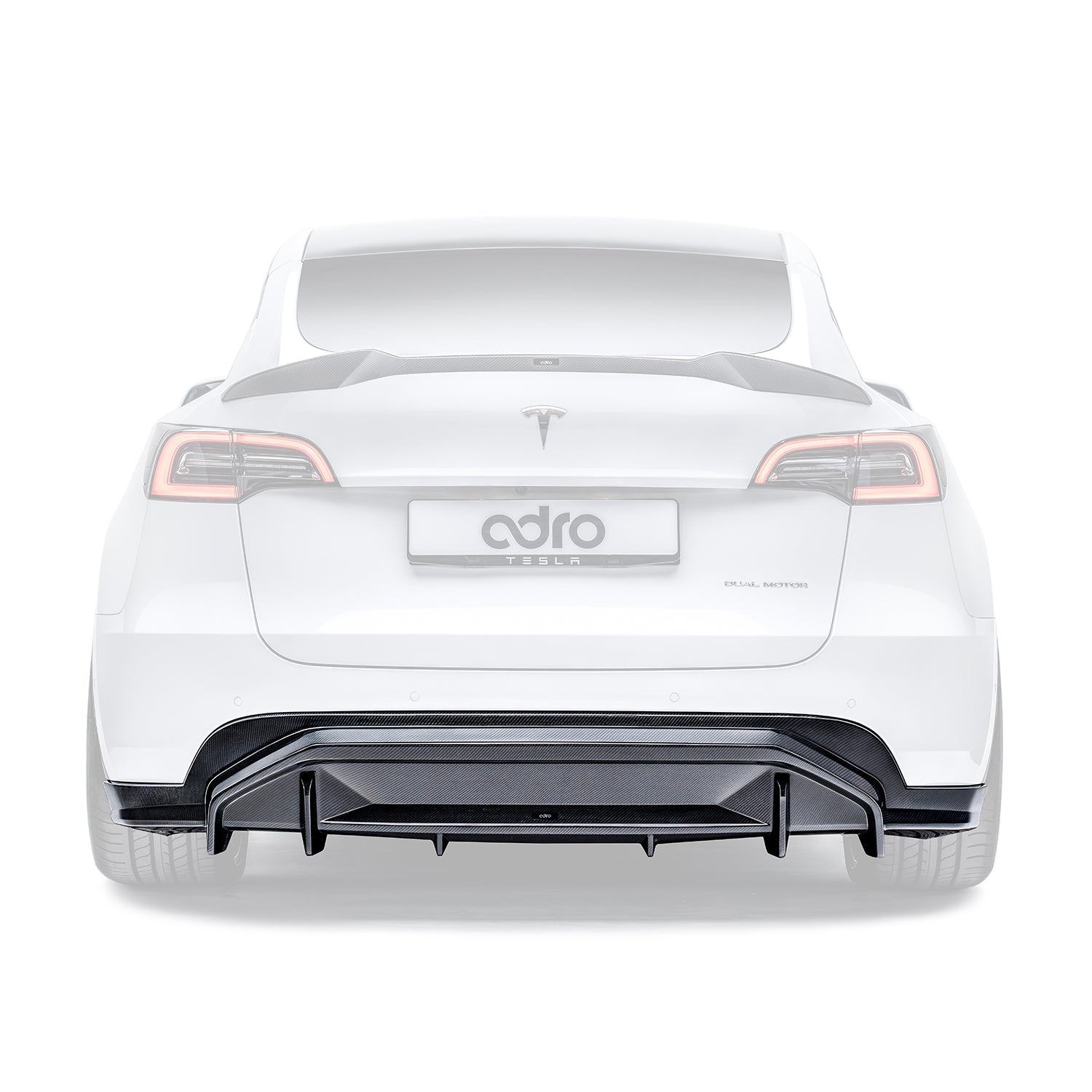 TESLA MODEL Y CARBON FIBER REAR DIFFUSER V2