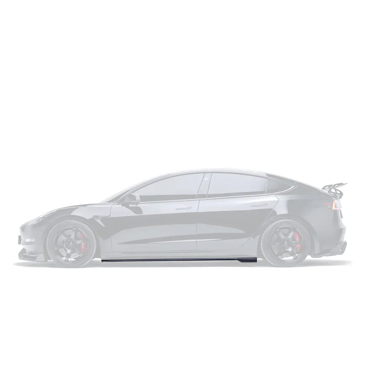 TESLA MODEL 3 CARBON FIBER SIDE SKIRTS V2