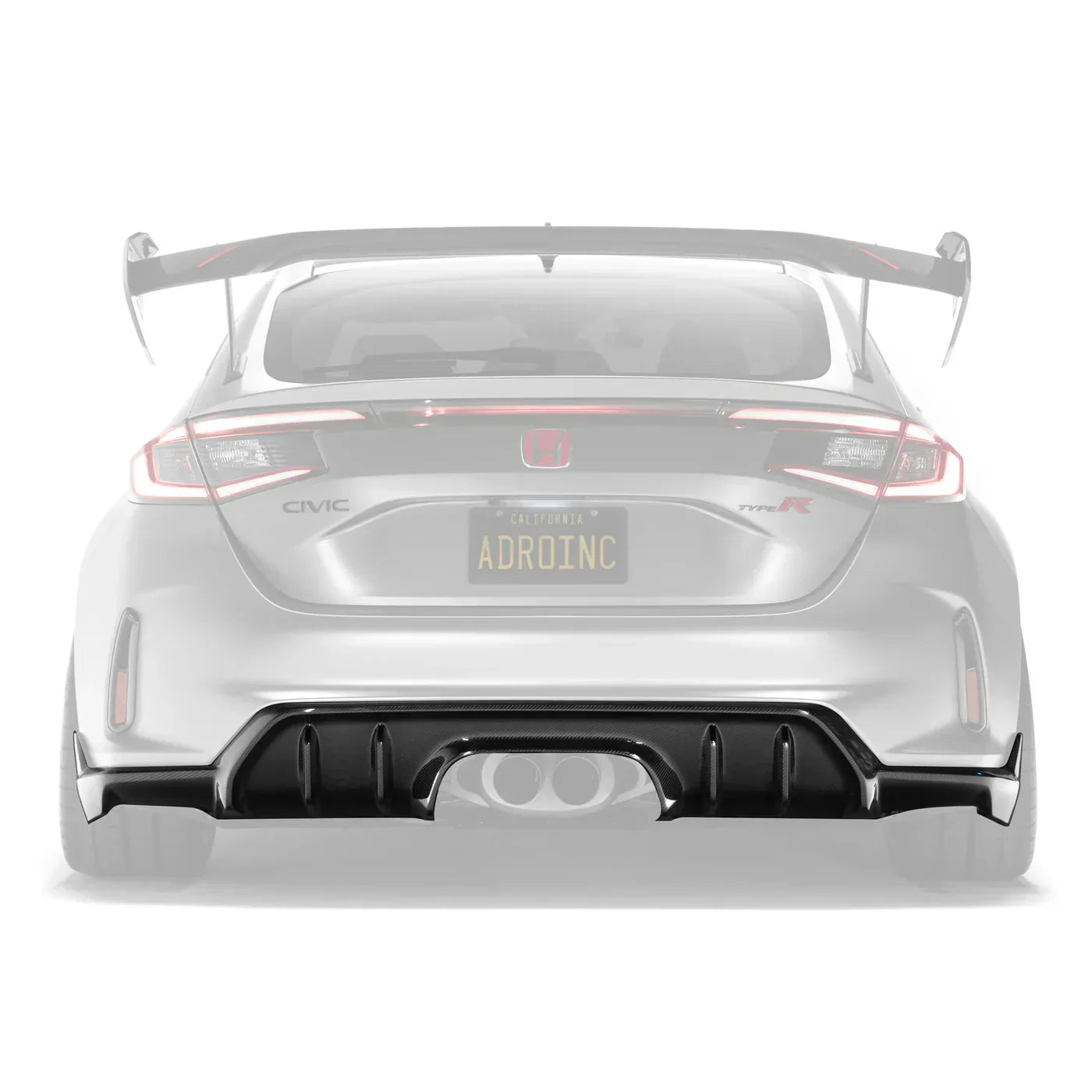 HONDA FL5 CIVIC TYPE-R CARBON FIBER REAR DIFFUSER