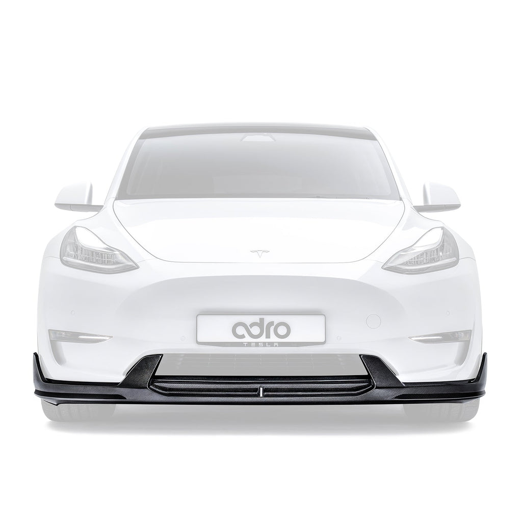 TESLA MODEL Y CARBON FIBER FRONT LIP V2