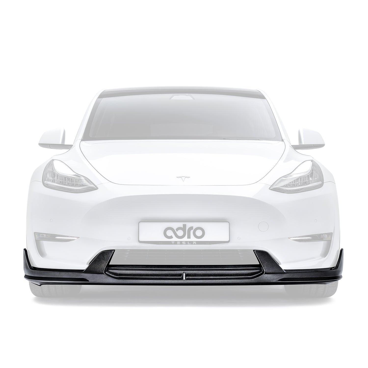 TESLA MODEL Y CARBON FIBER FRONT LIP V2