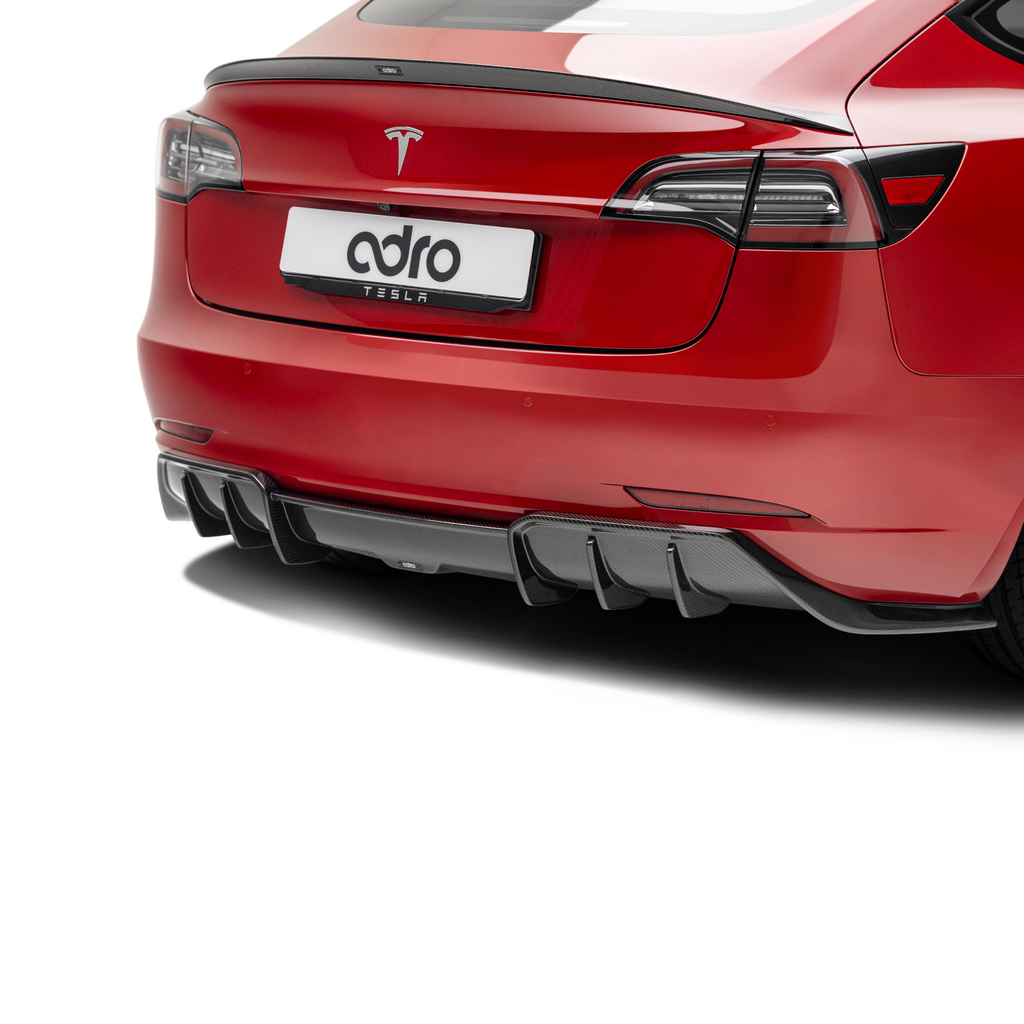 TESLA MODEL 3 PREPREG REAR DIFFUSER V1
