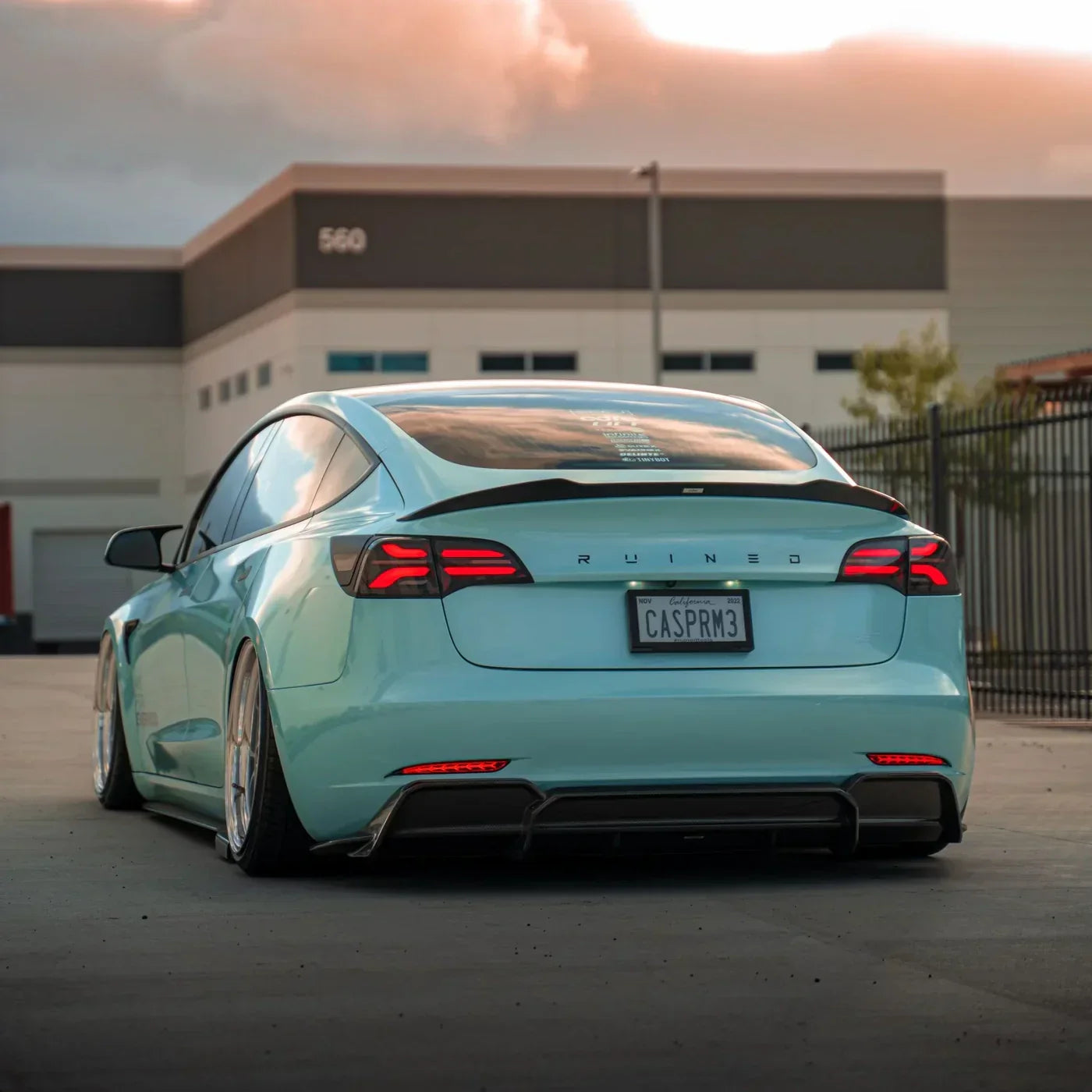 TESLA MODEL 3 CARBON FIBER SPOILER V2