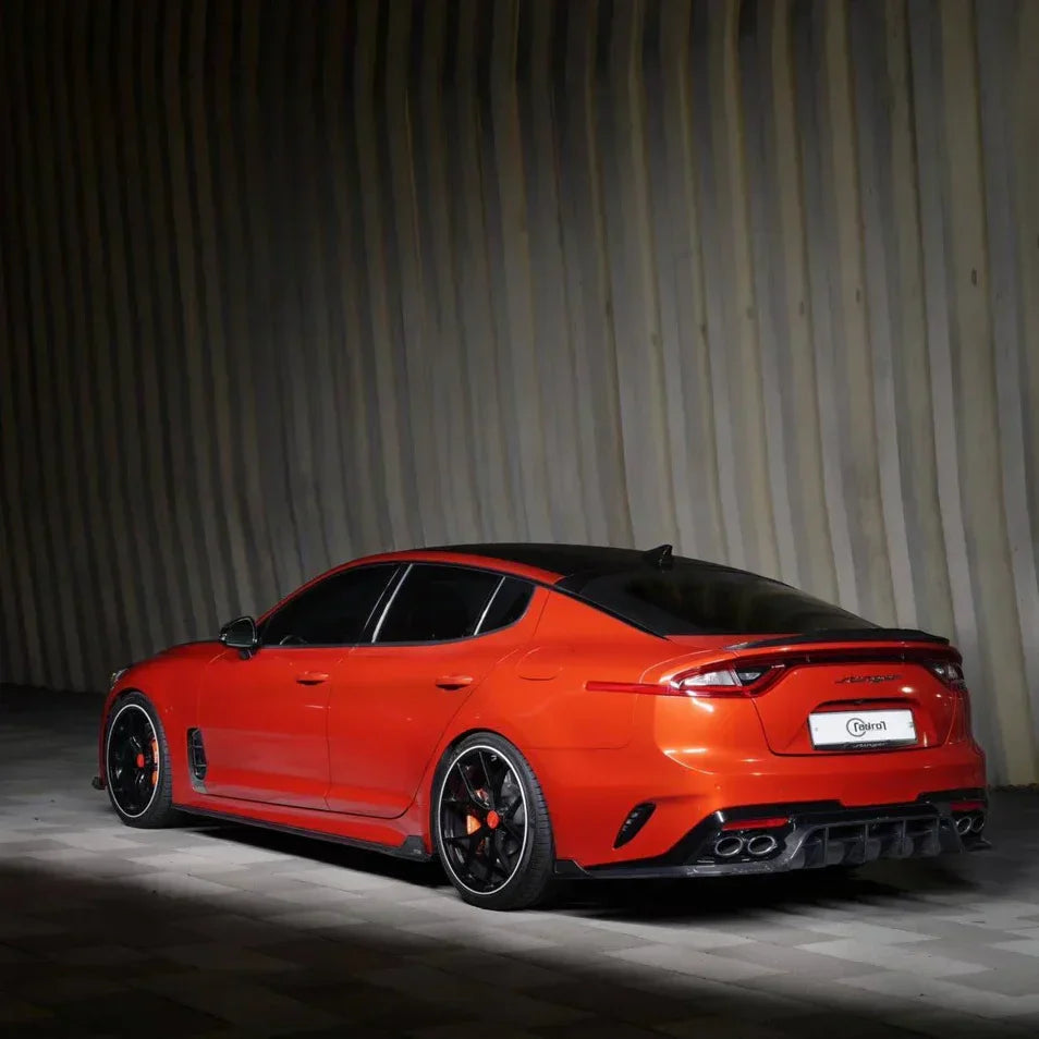 KIA STINGER CARBON FIBER SIDE SKIRTS V2