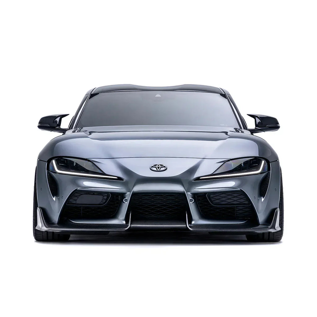 TOYOTA GR SUPRA CARBON FIBER FRONT LIP (STOCK BUMPER)