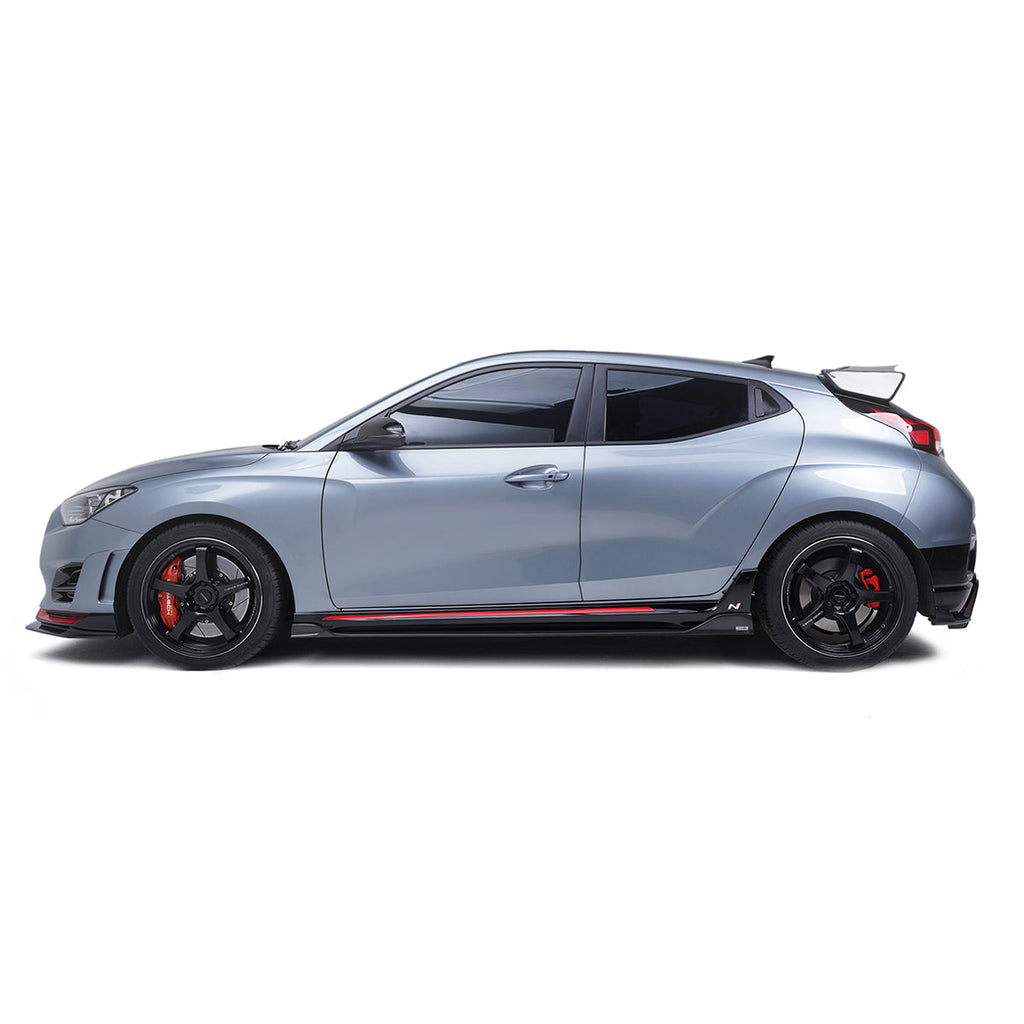HYUNDAI VELOSTER N CARBON FIBER SIDE SKIRTS V2