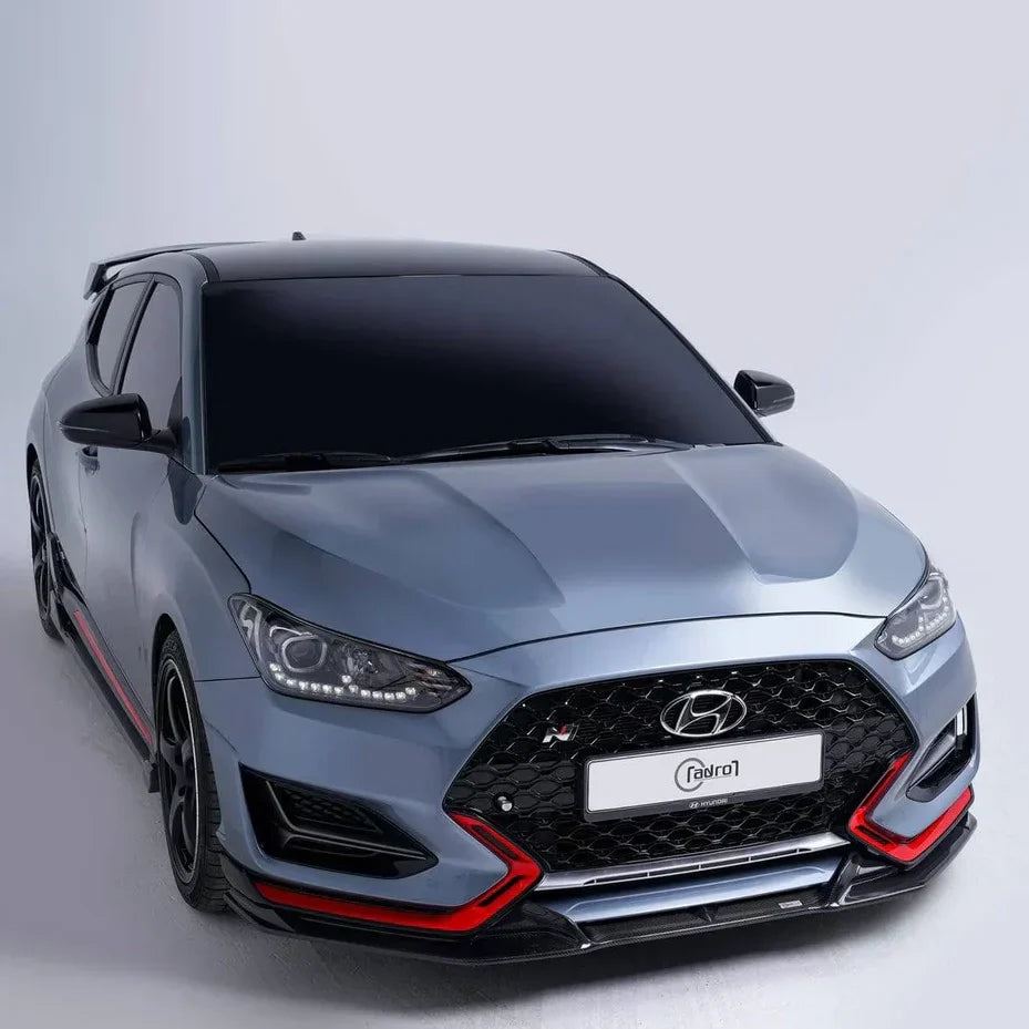HYUNDAI VELOSTER N CARBON FIBER FRONT LIP (B TYPE) V2