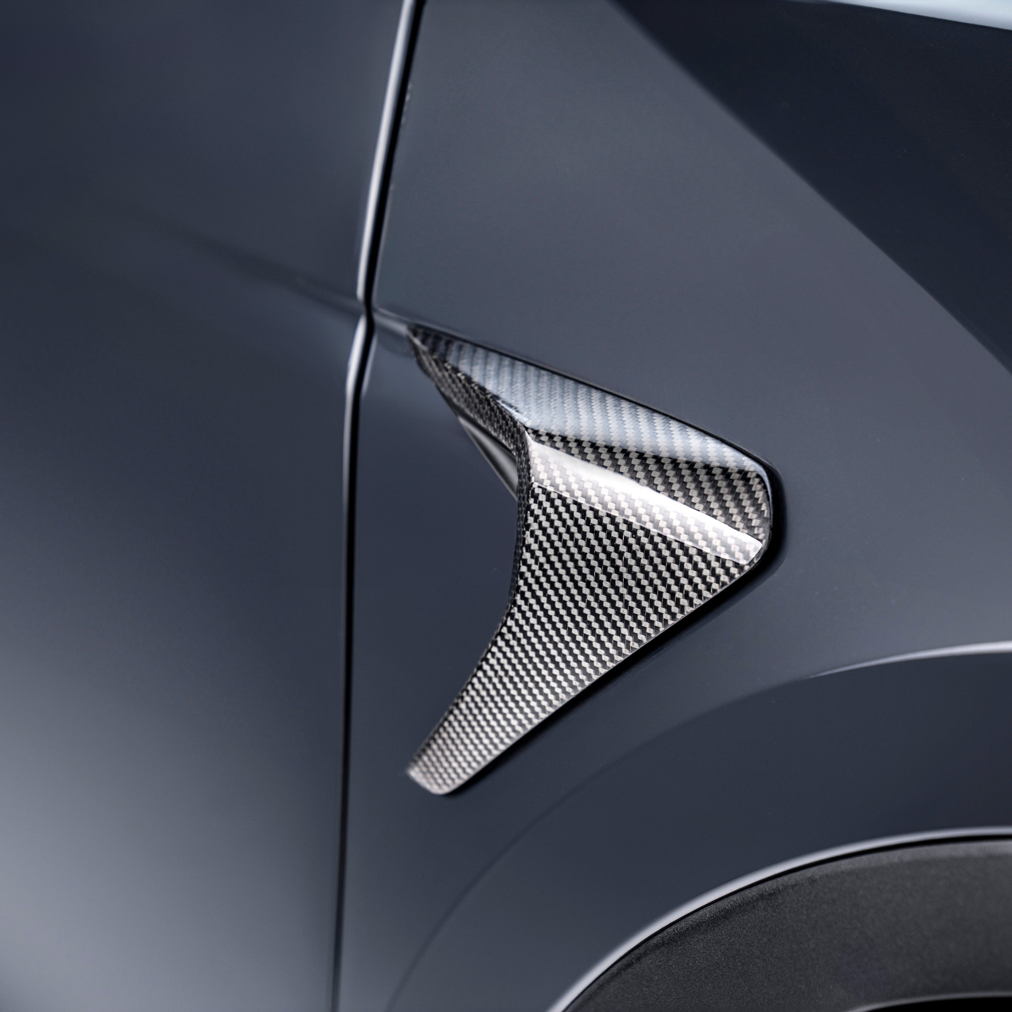 TESLA MODEL Y CARBON FIBER SIDE CAMERA COVERS