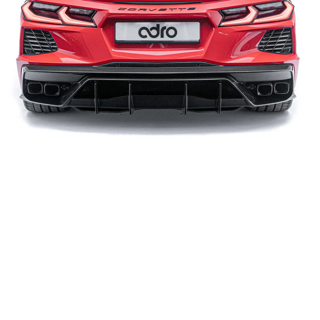 CHEVROLET CORVETTE C8 PREPREG REAR DIFFUSER