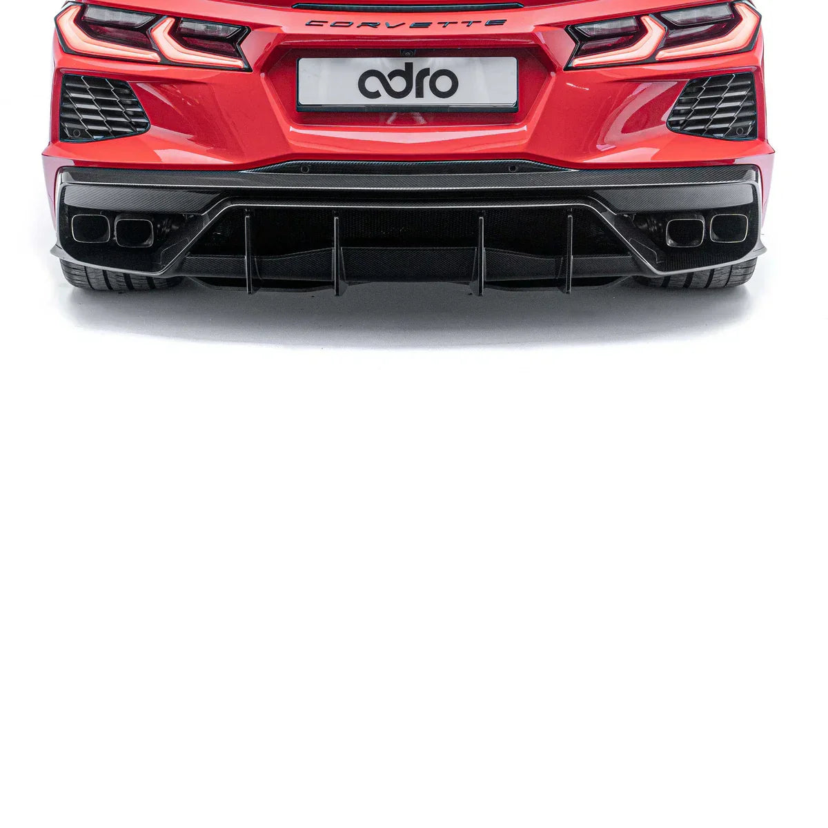 CHEVROLET CORVETTE C8 PREPREG REAR DIFFUSER