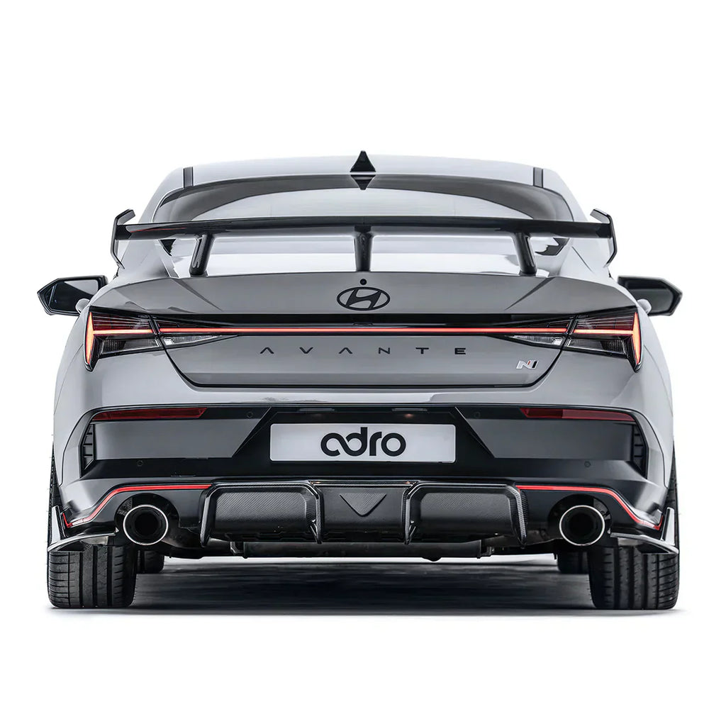 HYUNDAI ELANTRA N PE CARBON FIBER REAR DIFFUSER