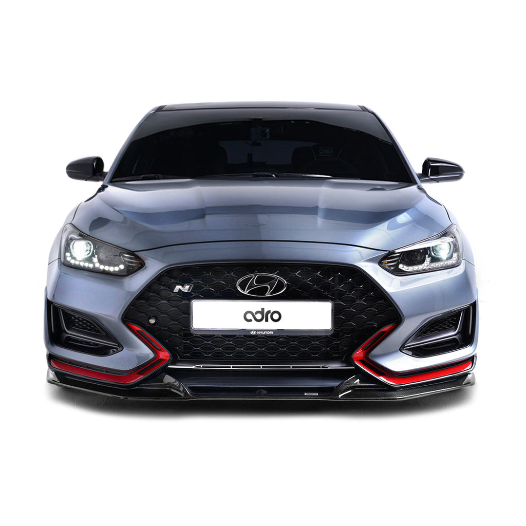 HYUNDAI VELOSTER N CARBON FIBER FRONT LIP (B TYPE) V2