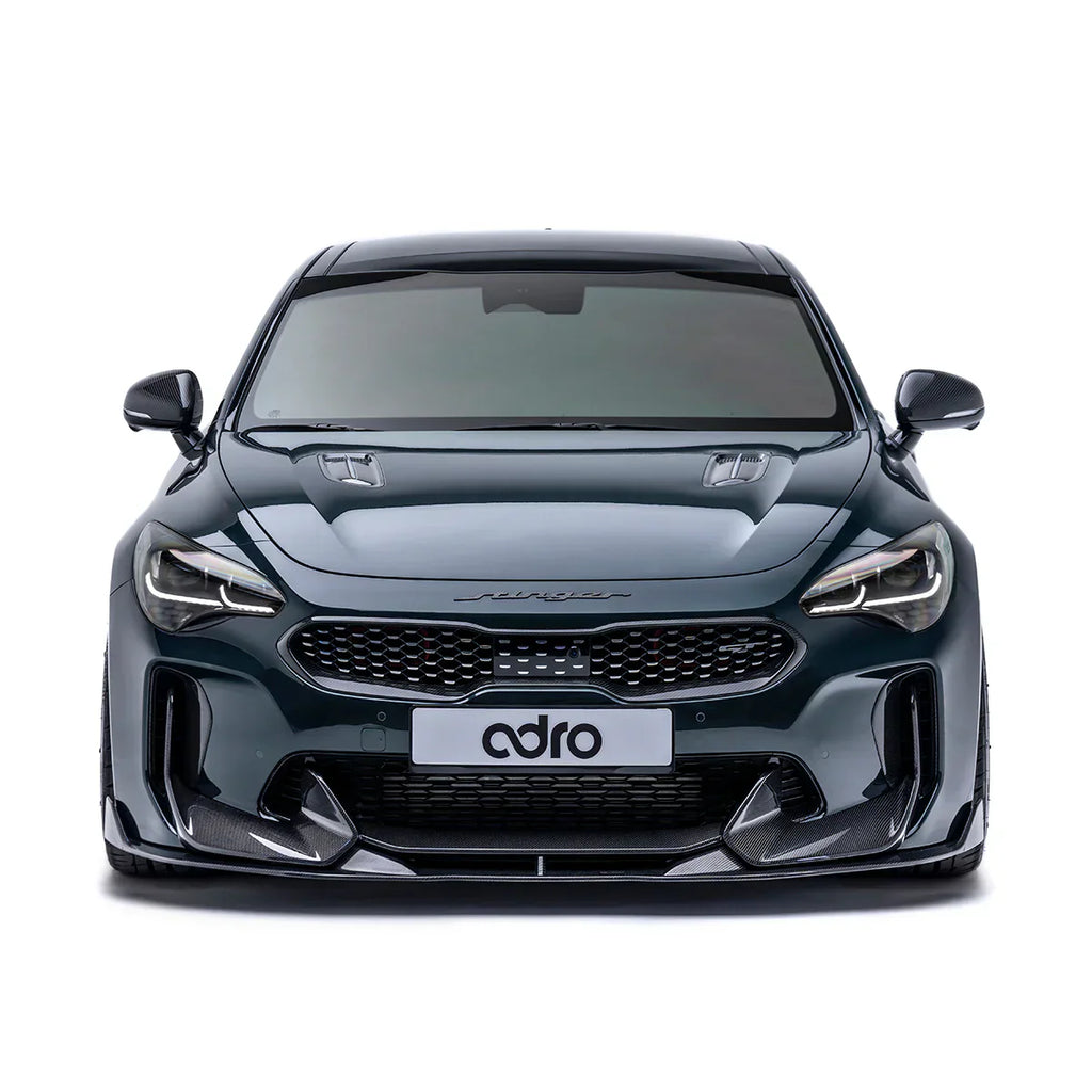 KIA STINGER (FINAL EDITION) CARBON FIBER UPPER + LOWER LIP SET