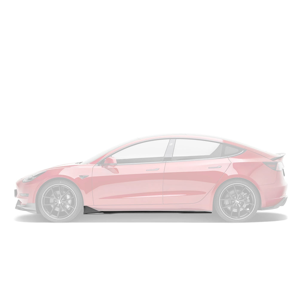TESLA MODEL 3 PREPREG SIDE SKIRTS V1
