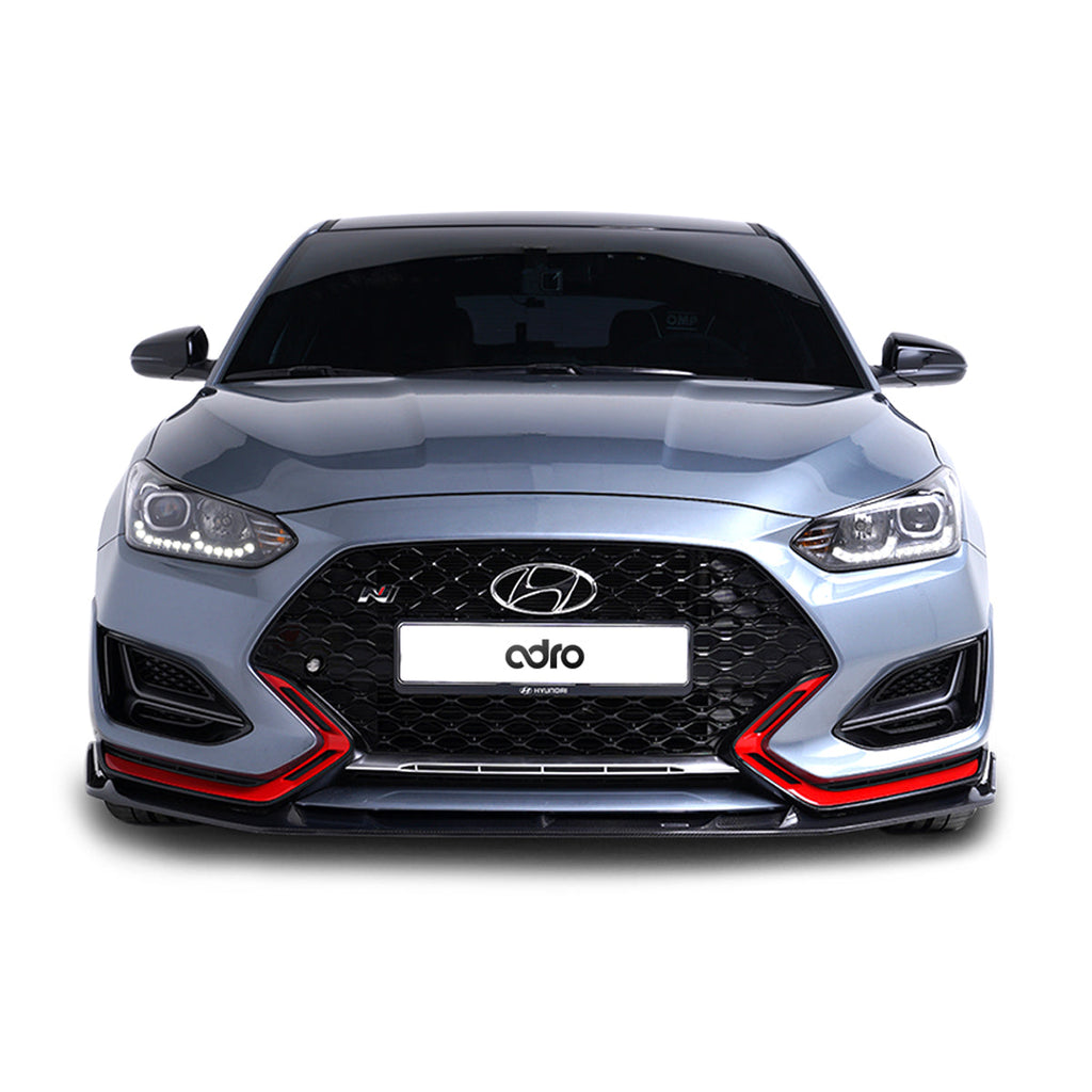 HYUNDAI VELOSTER N CARBON FIBER FRONT LIP (A TYPE) V2
