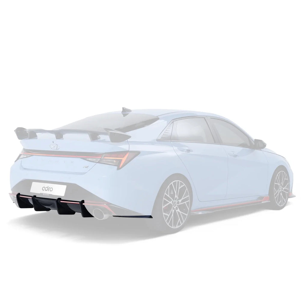 HYUNDAI ELANTRA N CARBON FIBER REAR DIFFUSER
