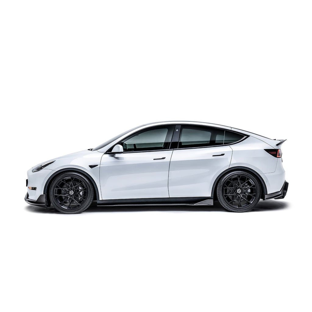 TESLA MODEL Y CARBON FIBER SIDE SKIRTS V2