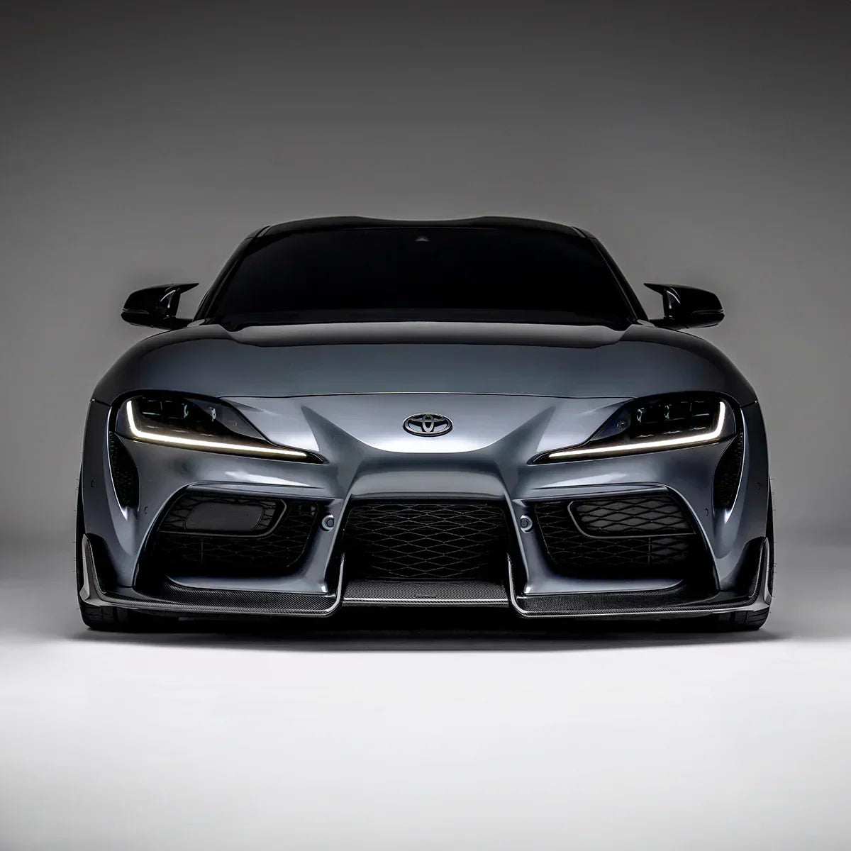 TOYOTA GR SUPRA CARBON FIBER FRONT LIP (STOCK BUMPER)