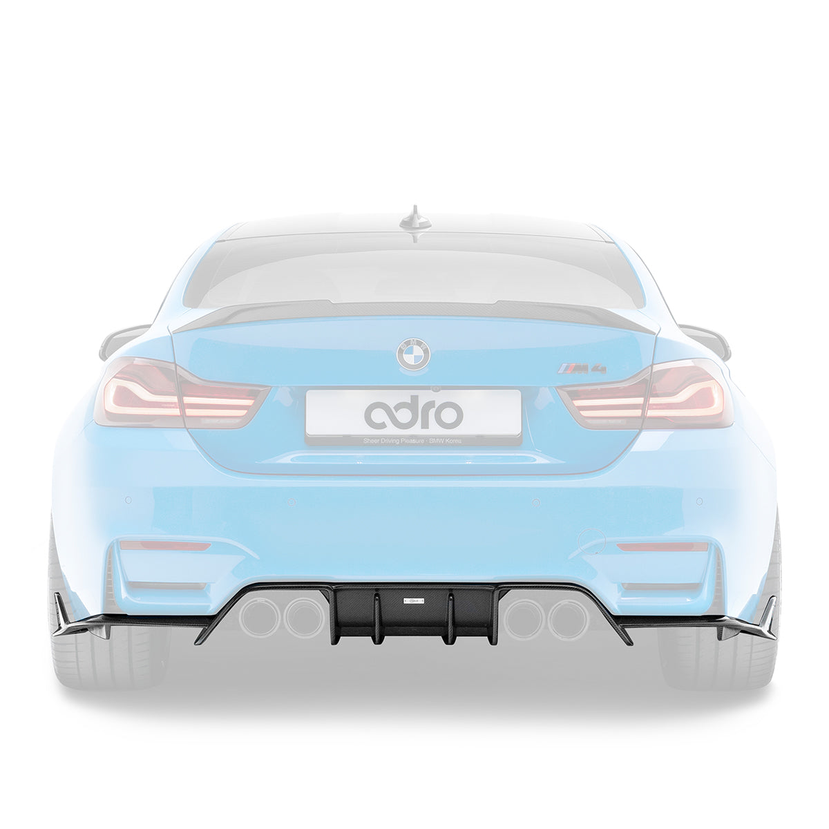 BMW F8X M3/M4 CARBON FIBER REAR DIFFUSER