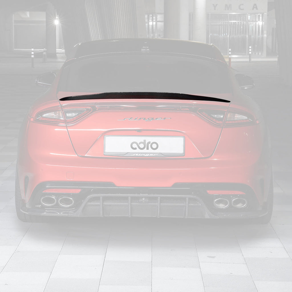 KIA STINGER CARBON FIBER SPOILER V2
