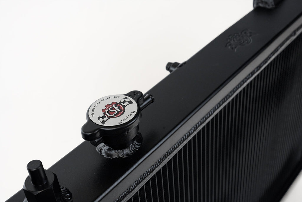CSF #2850KB K-Swap 92-00 Honda Civic / 94-01 Acura Integra All-Aluminum Radiator - Black