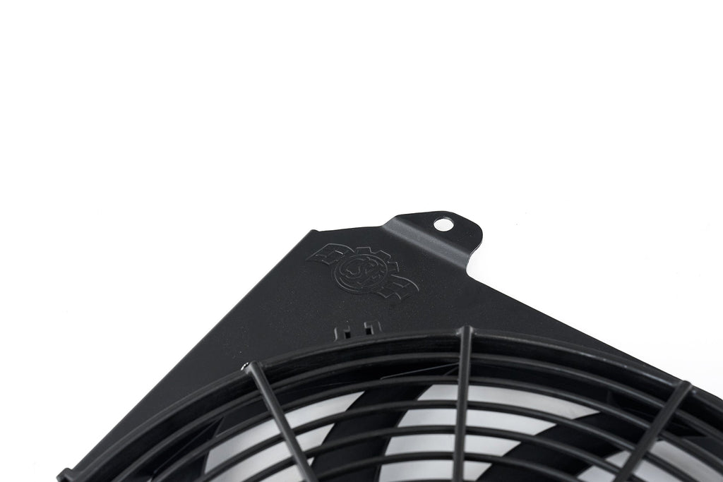CSF #2858FB 92-00 Civic All-Aluminum Fan Shroud w/ 12-inch SPAL Fan - Black