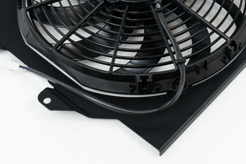 CSF #2858FB 92-00 Civic All-Aluminum Fan Shroud w/ 12-inch SPAL Fan - Black
