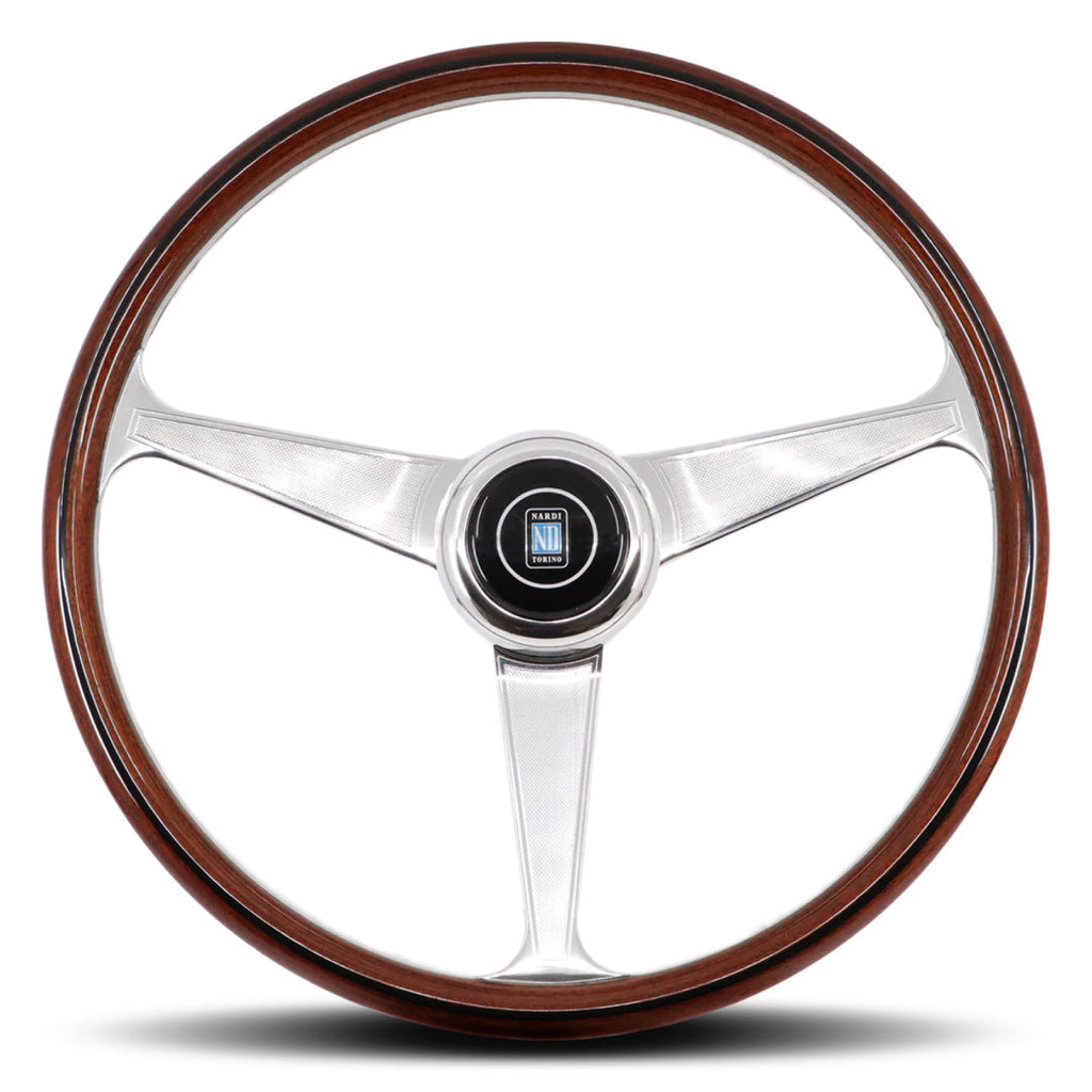 Nardi Anni ’60 Steering Wheel - Mahogany Wood Guilloché Spokes 380mm