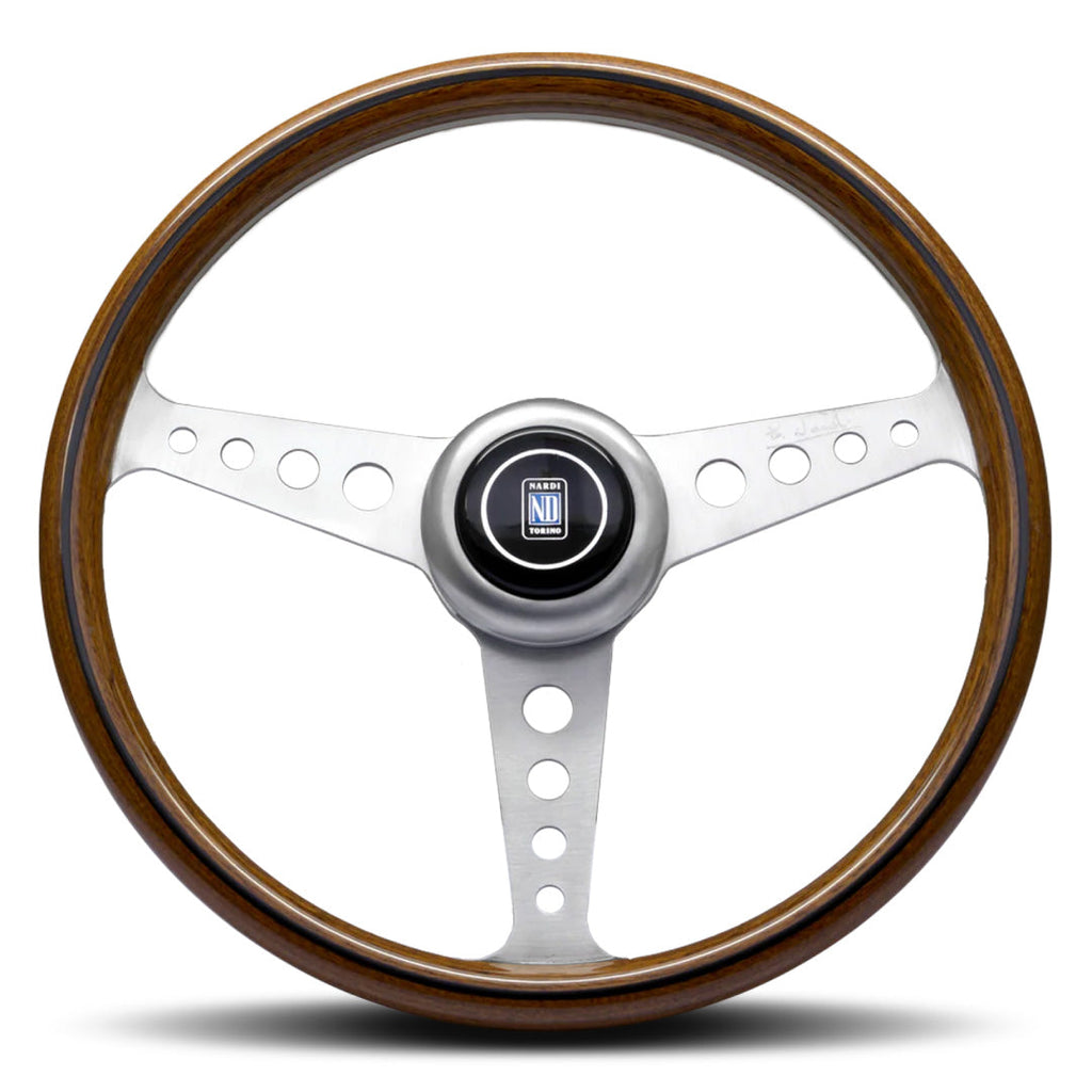 Nardi ND Classic Steering Wheel - Wood Satin Spokes 360mm