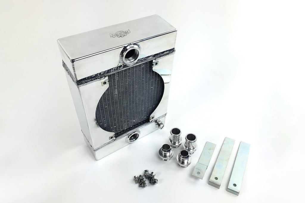 CSF #7065 The KING Cooler - Ultimate Drag Race Radiator w/ SPAL Fan & Mounting Kit