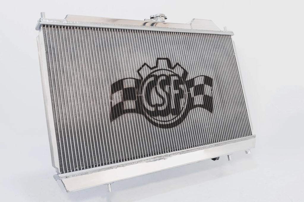 CSF #7075 Mitsubishi Evo 7/8/9 Full Size Slim All-Aluminum Radiator w/ 12in SPAL Fan