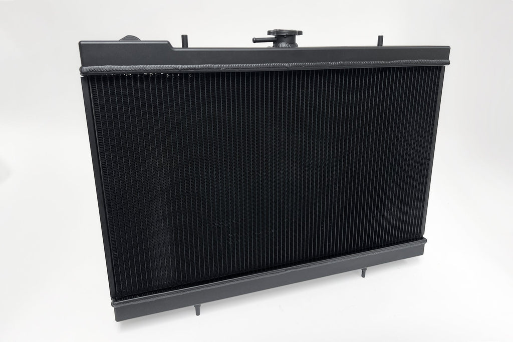 CSF #7217B R32 Skyline GT-R/GTS Full Billet Aluminum High-Performance Radiator - Black