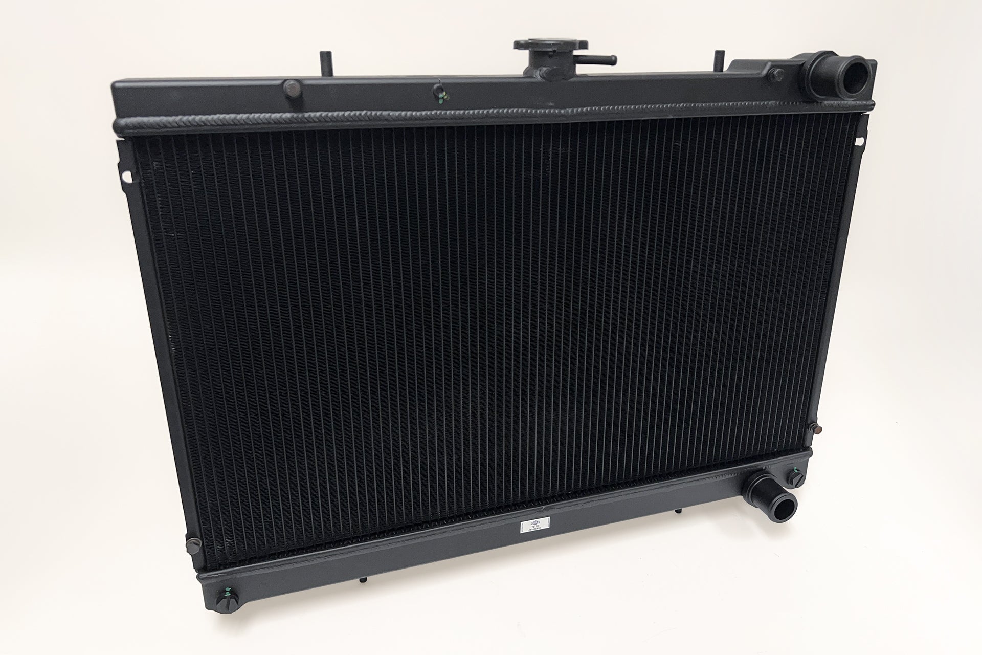 CSF #7217B R32 Skyline GT-R/GTS Full Billet Aluminum High-Performance Radiator - Black