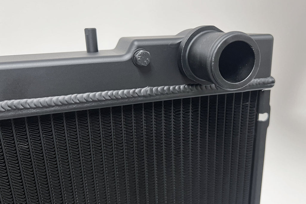 CSF #7217B R32 Skyline GT-R/GTS Full Billet Aluminum High-Performance Radiator - Black
