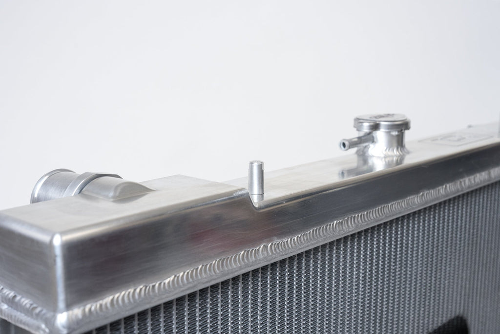 CSF #7217 R32 Skyline GT-R/GTS Full Billet Aluminum High-Performance Radiator - Raw Billet