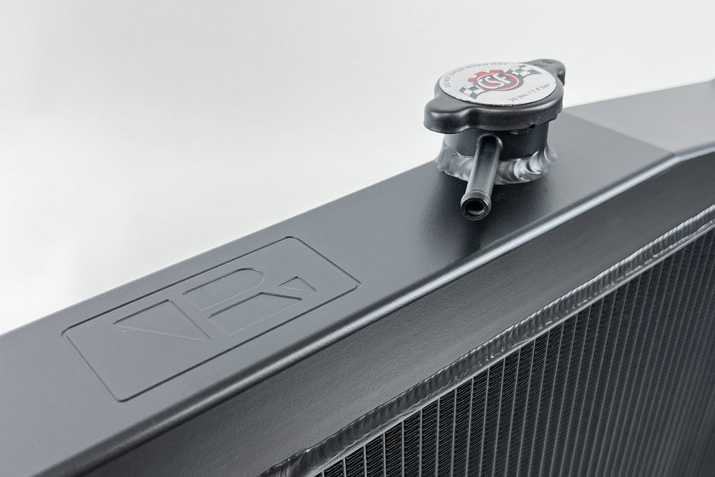 CSF #7219B R33 Skyline GT-R/GTS & R34 GT-T Full Billet Aluminum Radiator - Black