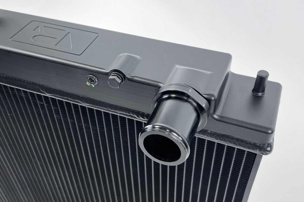 CSF #7219B R33 Skyline GT-R/GTS & R34 GT-T Full Billet Aluminum Radiator - Black