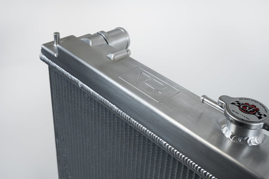 CSF #7219 R33 Skyline GT-R/GTS & R34 GT-T Full Billet Aluminum Radiator - Raw Billet