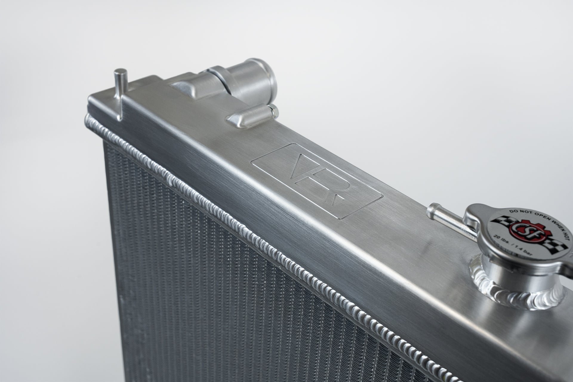 CSF #7219 R33 Skyline GT-R/GTS & R34 GT-T Full Billet Aluminum Radiator - Raw Billet