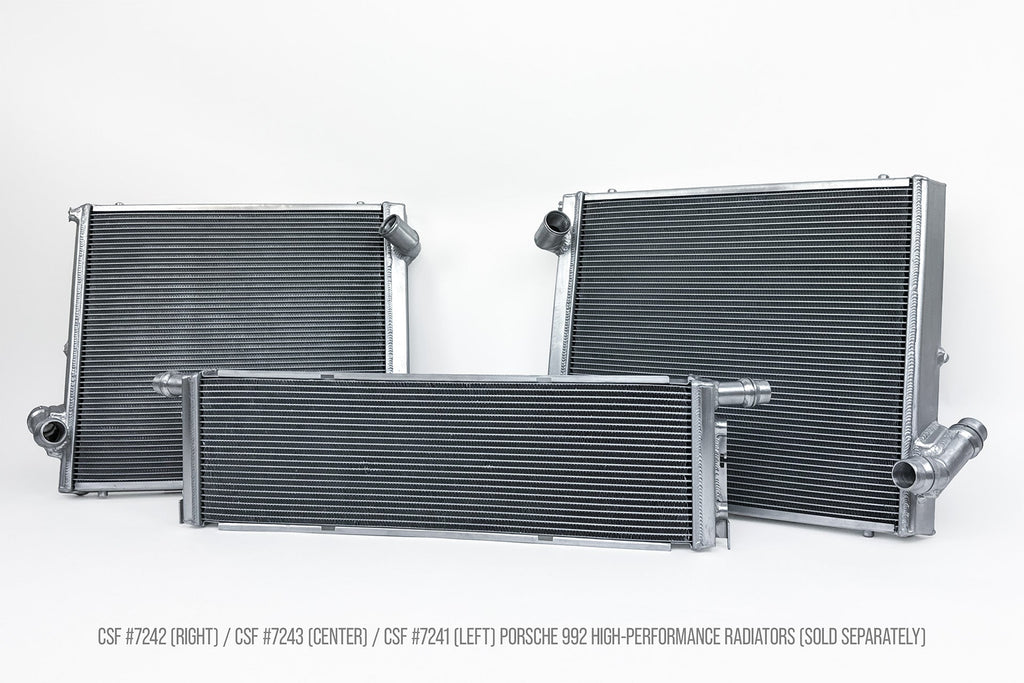 CSF #7243 Porsche 992 911 High-Performance All-Aluminum Radiator (Center)