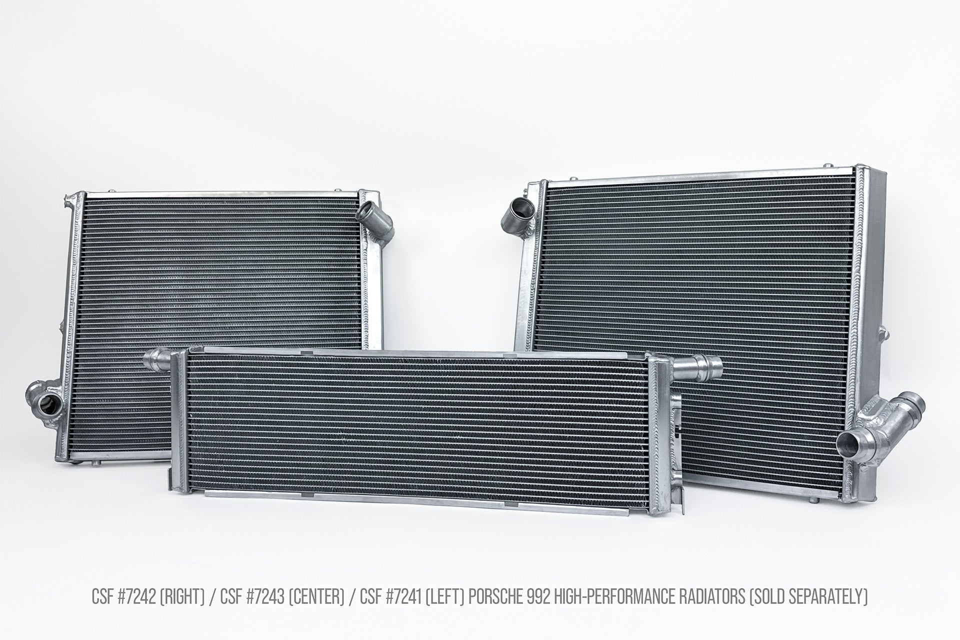 CSF #7243 Porsche 992 911 High-Performance All-Aluminum Radiator (Center)
